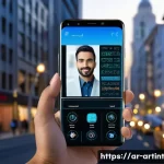 Home 21 온디바이스 AI의 다중 모달 최적화 기법 - A sophisticated smart device interface showcasing seamless integration of multi-sensory data inputs ...